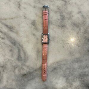 Callaway Watch Ladies Pink Leather Band with Pink face and gemstones - RARE